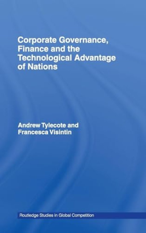Corporate Governance, Finance and the Technological Advantage of Nations