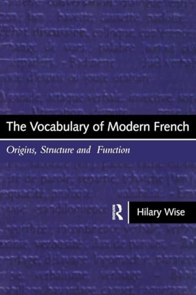 Vocabulary of Modern French