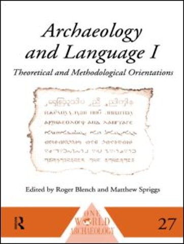 Archaeology and Language I