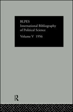 Intl Biblio Pol Sc 1956 Vol 5