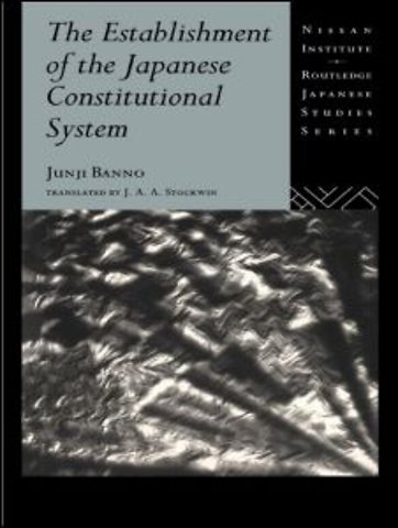 Establishment of the Japanese Constitutional System