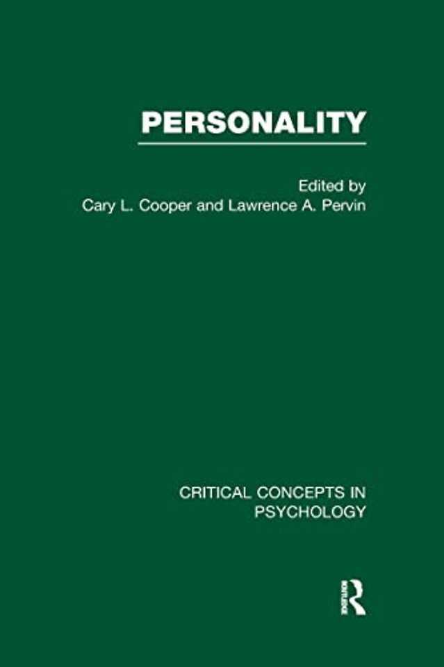 Personality: Critical Concepts