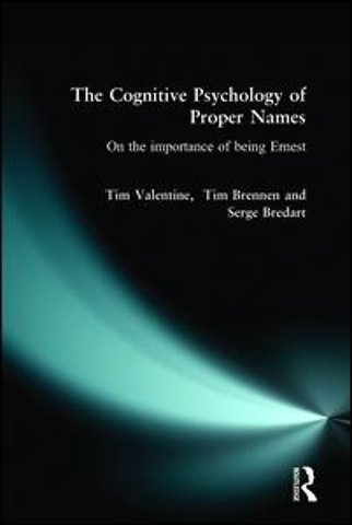 Cognitive Psychology of Proper Names