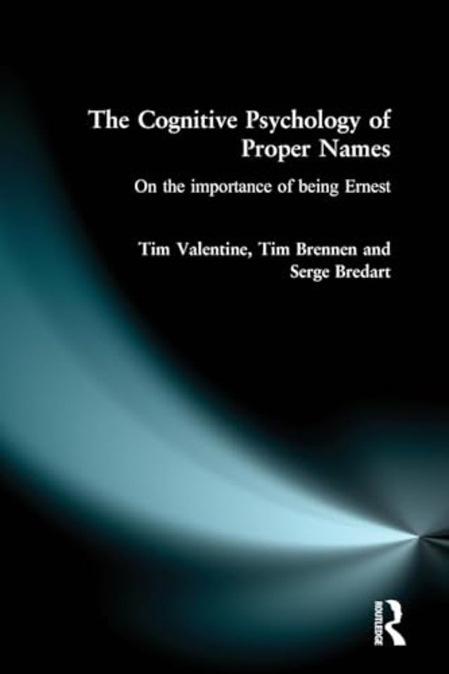 Cognitive Psychology of Proper Names