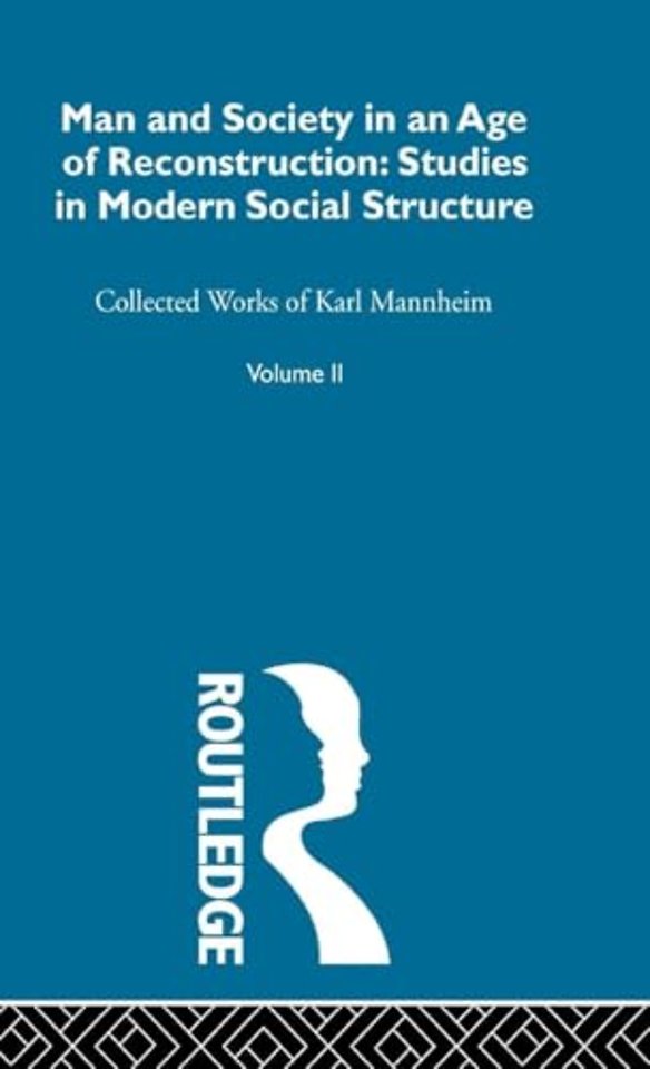 Man and Society in an Age of Reconstruction
