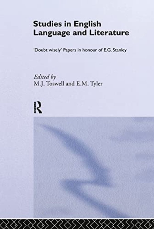 Studies in English Language and Literature