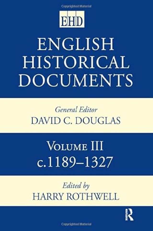 English Historical Documents
