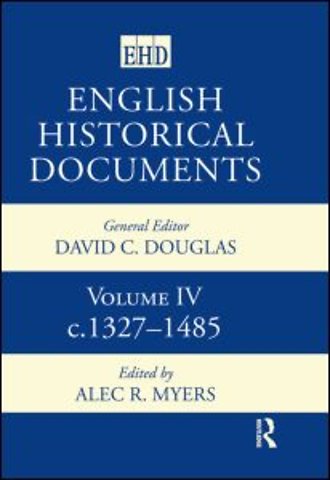 English Historical Documents