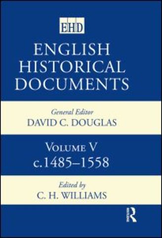 English Historical Documents