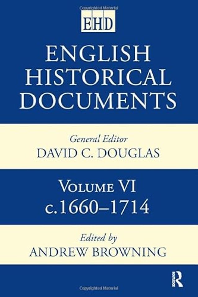 English Historical Documents