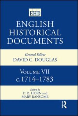English Historical Documents