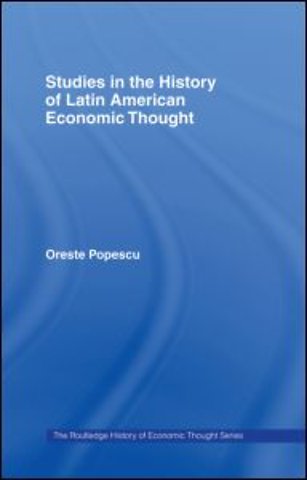 Routledge History of Economic Thought