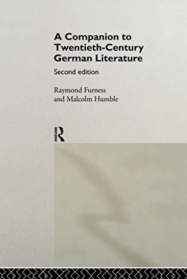 Companion to Twentieth-Century German Literature