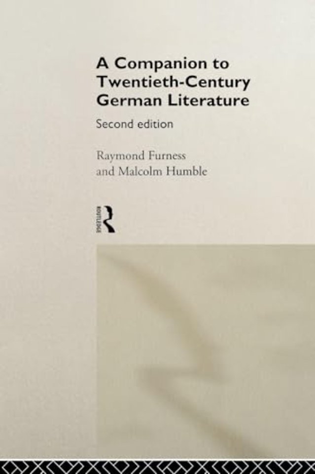 Companion to Twentieth-Century German Literature
