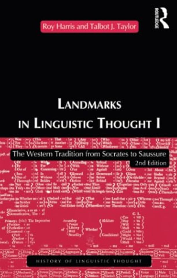 Landmarks In Linguistic Thought Volume I