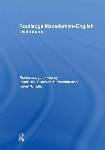Routledge Macedonian-English Dictionary