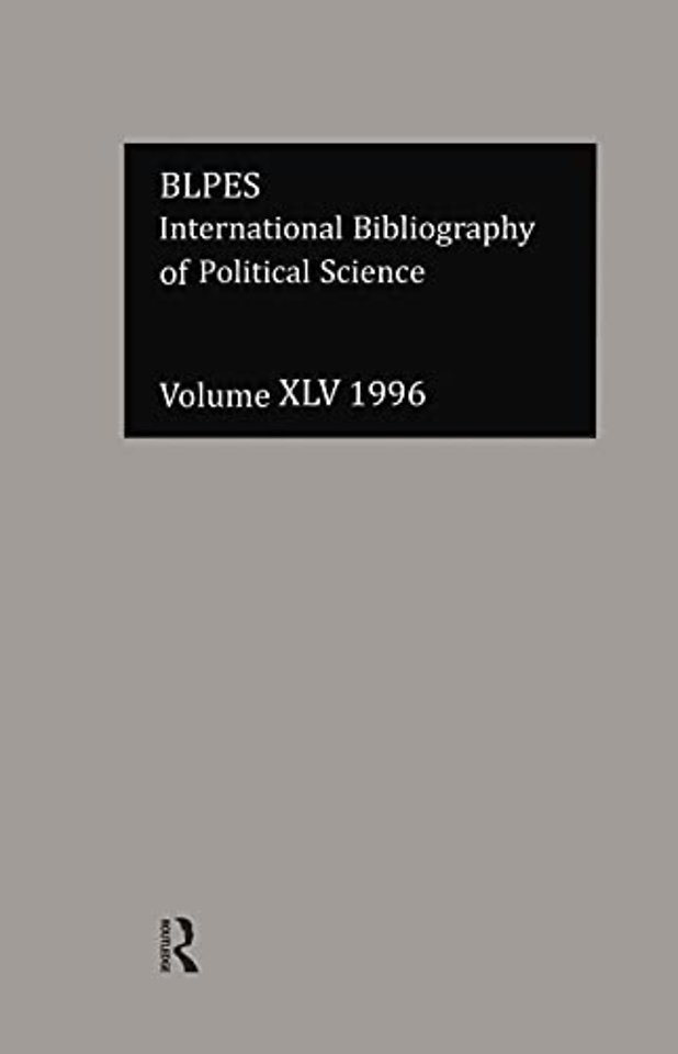 IBSS: Political Science: 1996 Volume 45