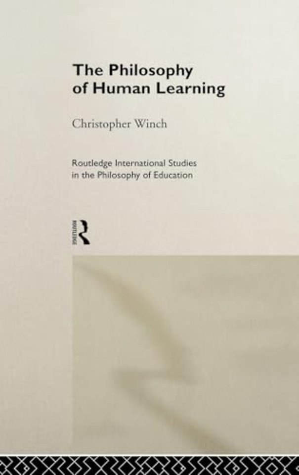 Philosophy of Human Learning