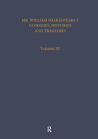 Shakespeare:First 4 Folios V 3