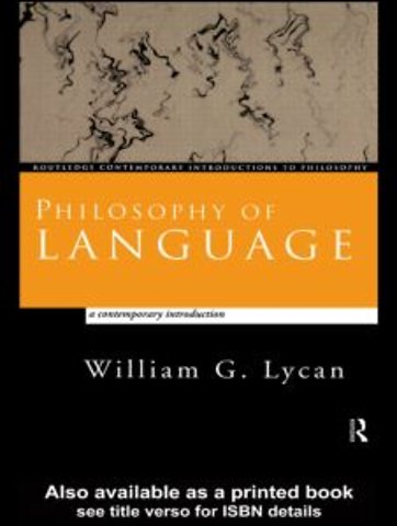 Philosophy of Language
