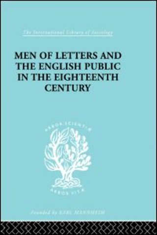 Men of Letters and the English Public in the 18th Century