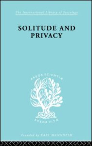 Solitude and Privacy