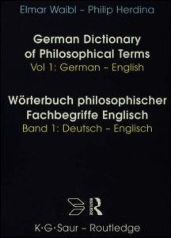 Dict Philos Terms Germ-Eng V1
