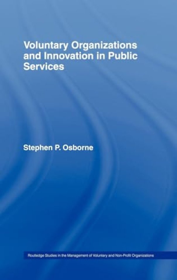 Voluntary Organizations and Innovation in Public Services
