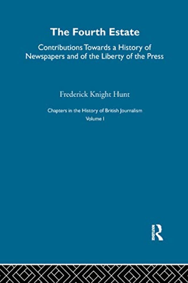 Chapters in the History of British Journalism