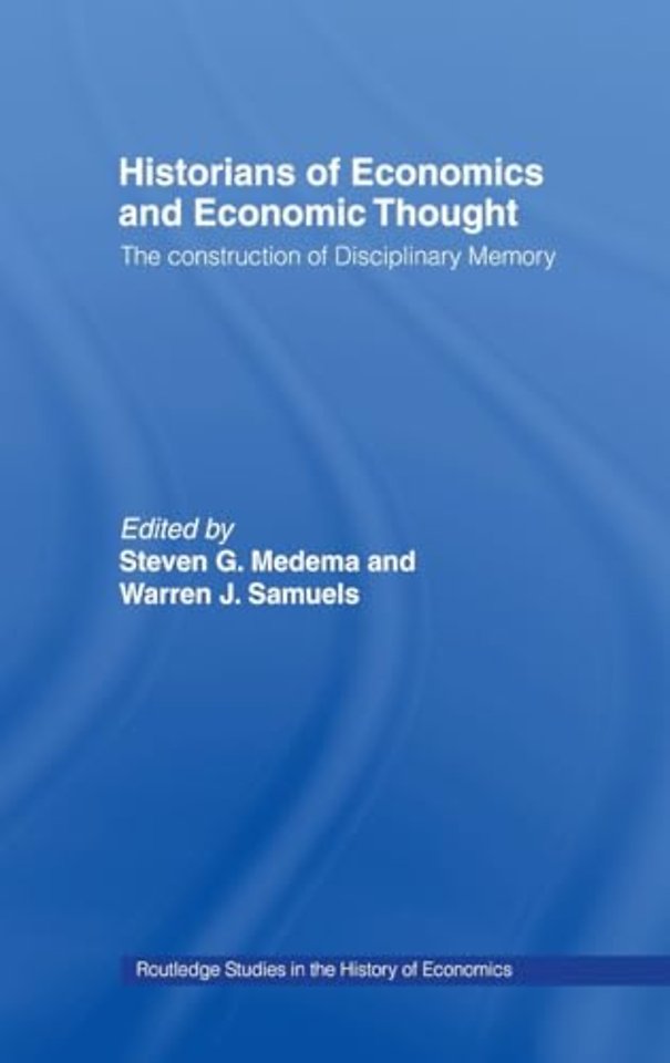 Historians of Economics and Economic Thought