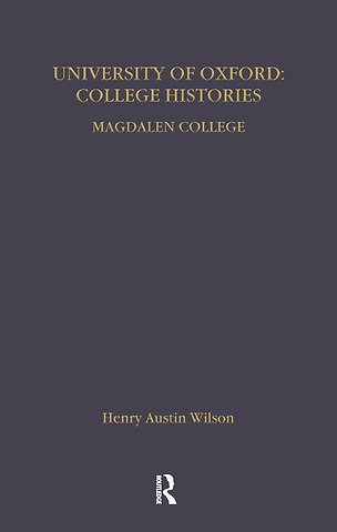 University of Oxford College Histories