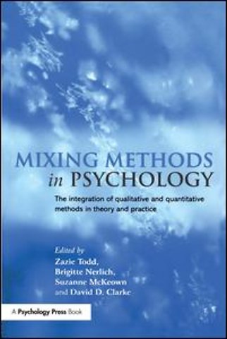 Mixing Methods in Psychology