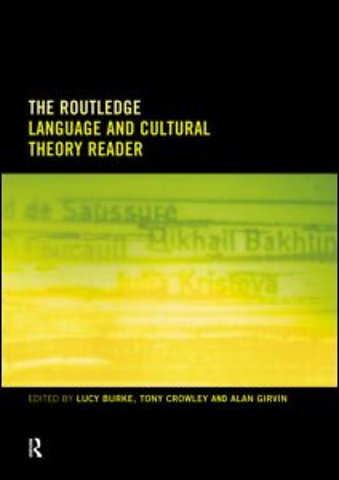 Routledge Language and Cultural Theory Reader