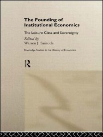 Founding of Institutional Economics