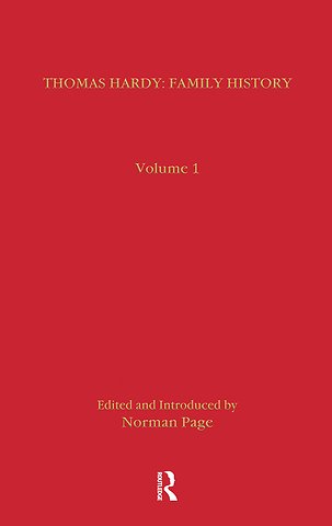 Thomas Hardy: Family History