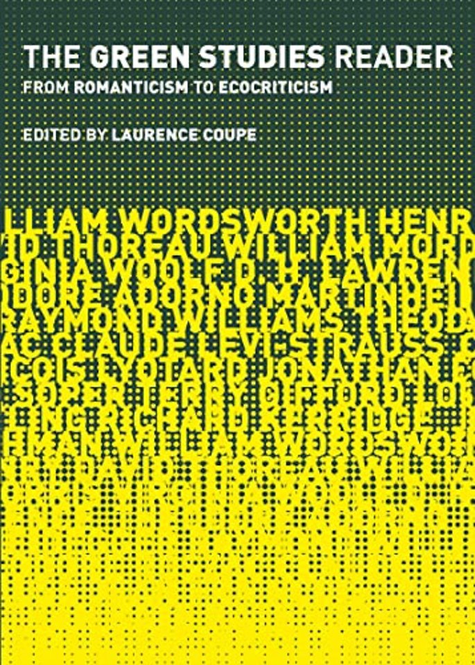 Green Studies Reader