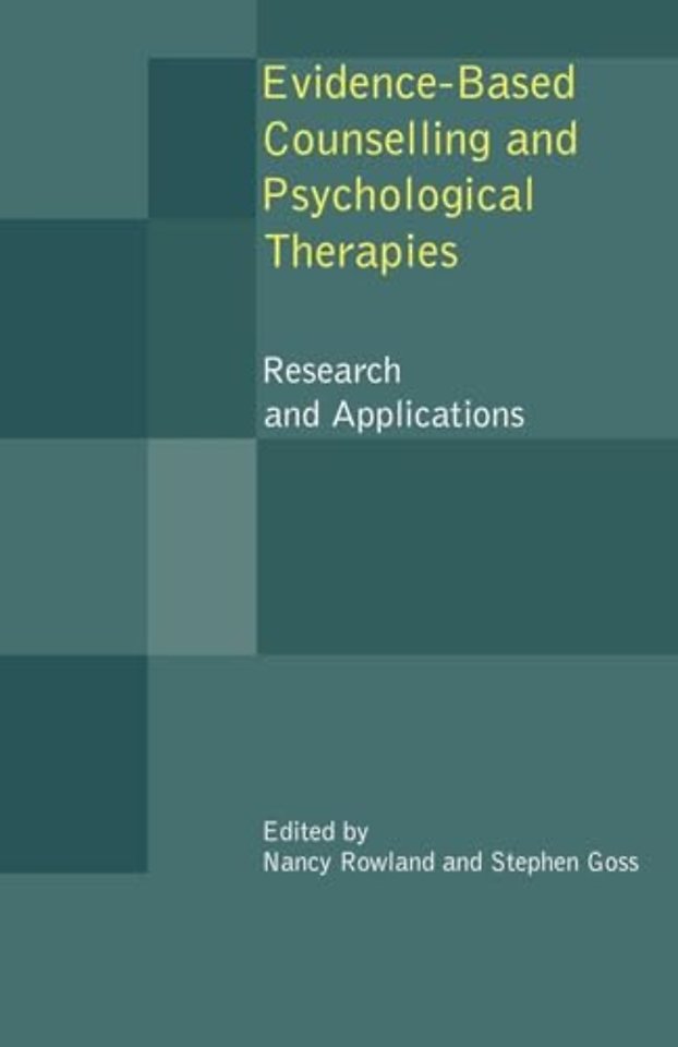 Evidence Based Counselling and Psychological Therapies