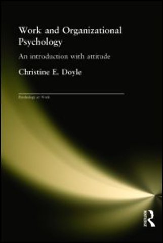 Work and Organizational Psychology