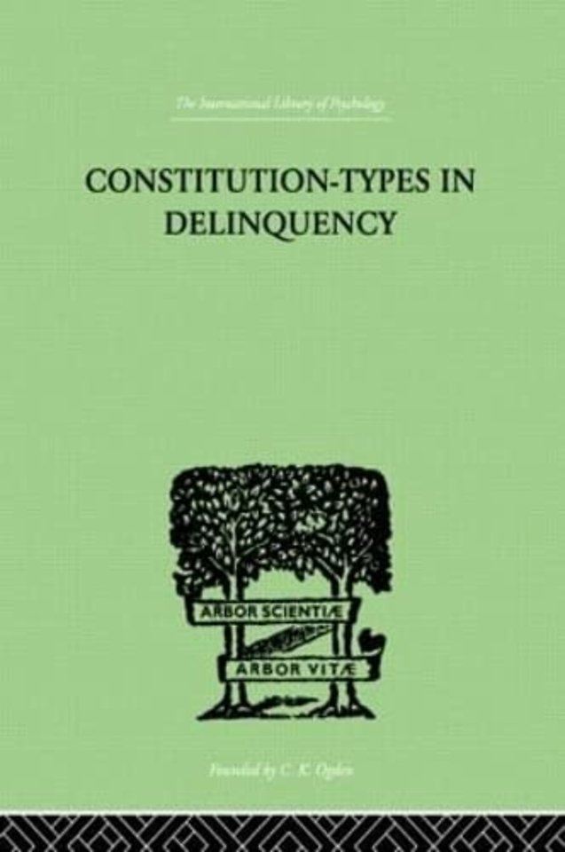 Constitution-Types In Delinquency