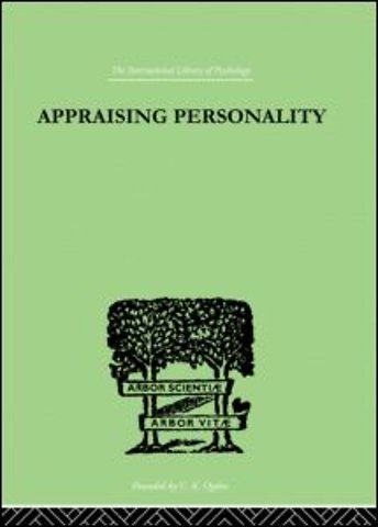Appraising Personality