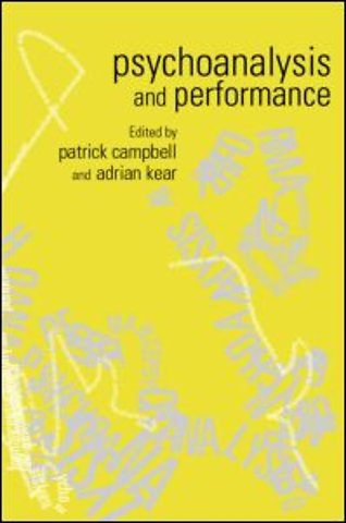 Psychoanalysis and Performance