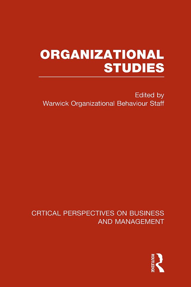 Organizational Studies Organizational Studies