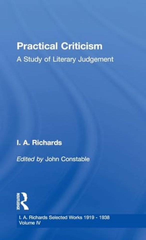Practical Criticism V 4