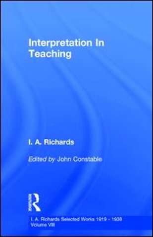 Interpretation In Teaching V 8