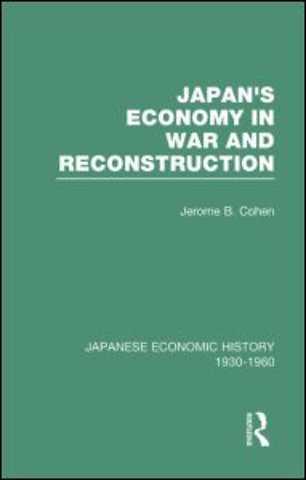 Japans Econ War&Reconstrct V 2