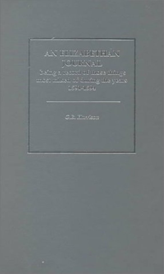 Elizabethan and Jacobean Journals