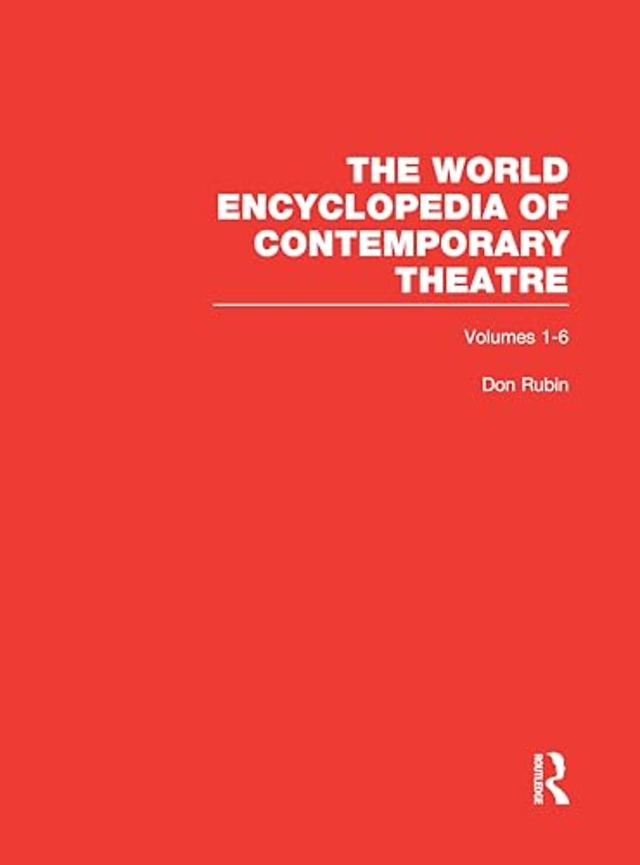 World Ency Cont Theatre V1-6