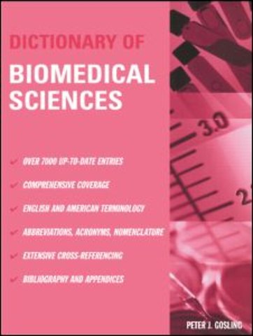 Dictionary of Biomedical Science