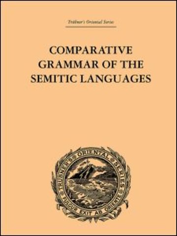 Comparative Grammar of the Semitic Languages