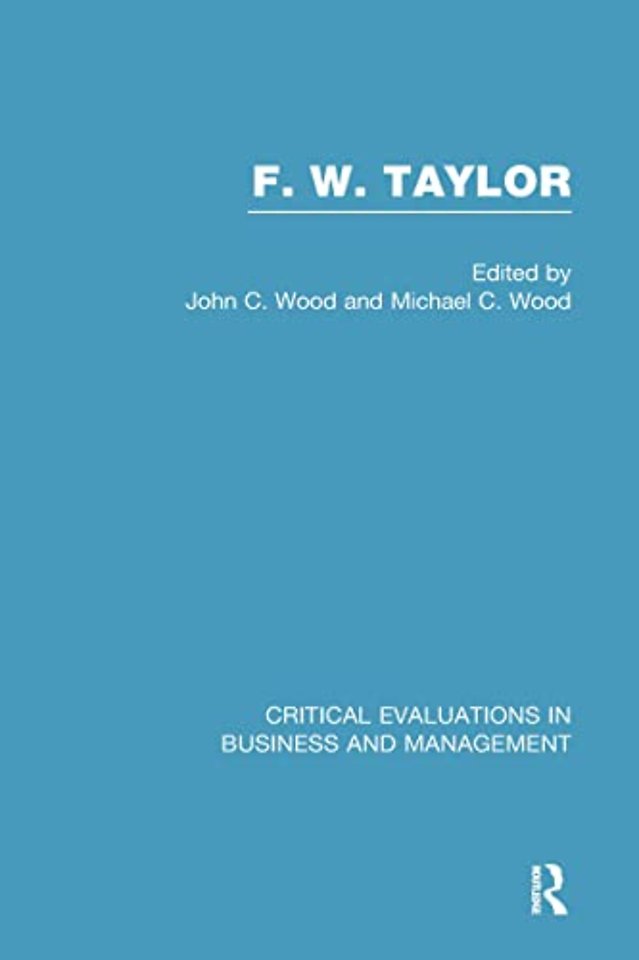 F. W. Taylor